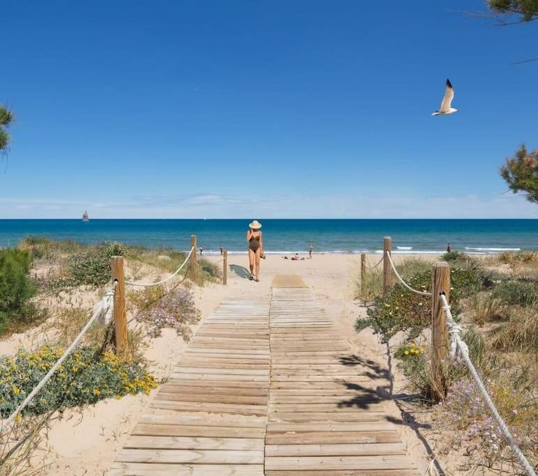 Apartamento Junto Al Mar Oliva Luaran gambar